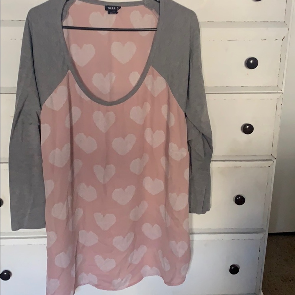 Torrid Raglan Top